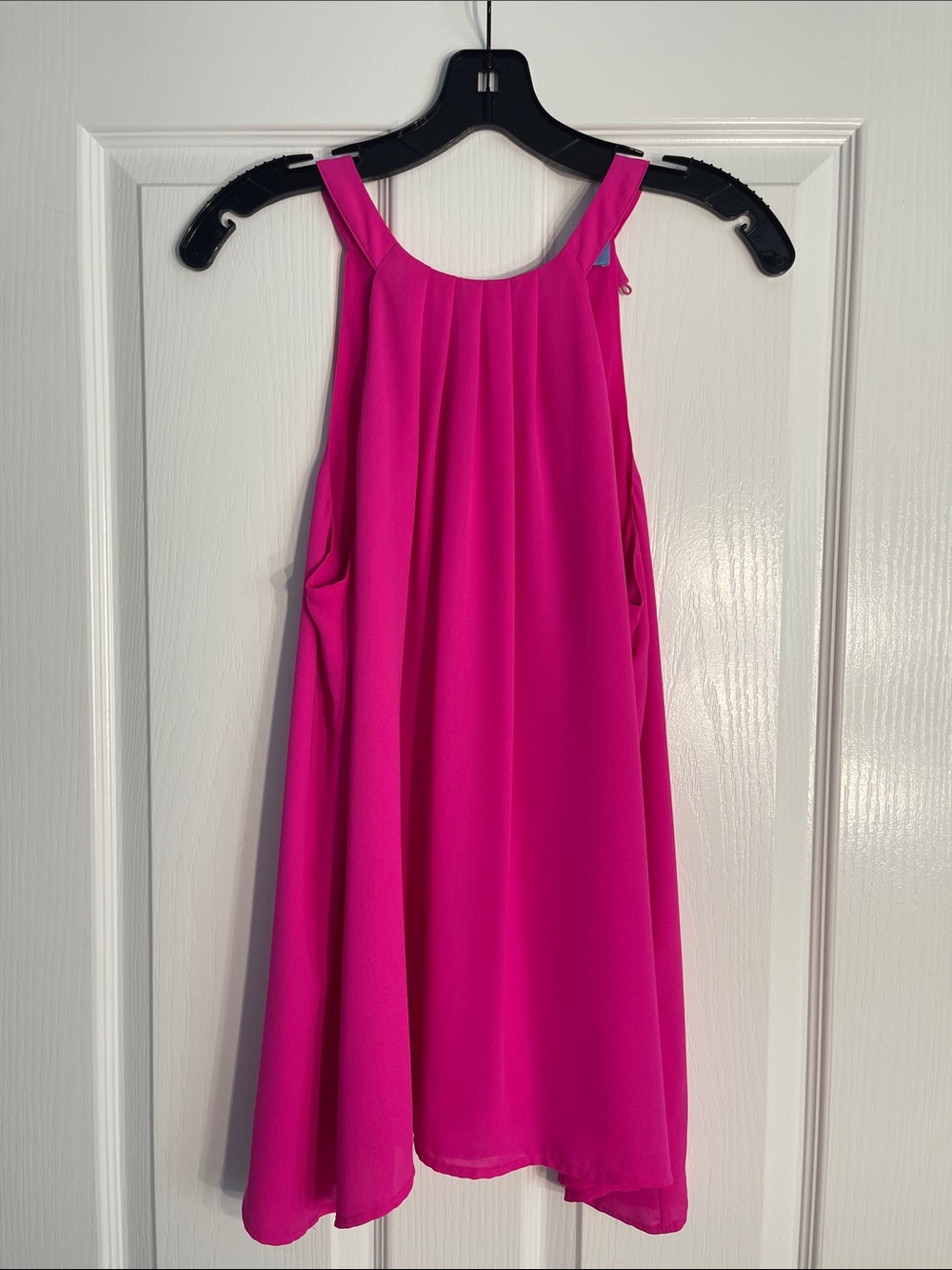 CeCe Hot Pink Halter Swing Tunic